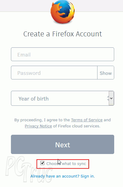 Sign in to Sync, Mozilla Firefox, mozilla, firefox, accéder historique firefox